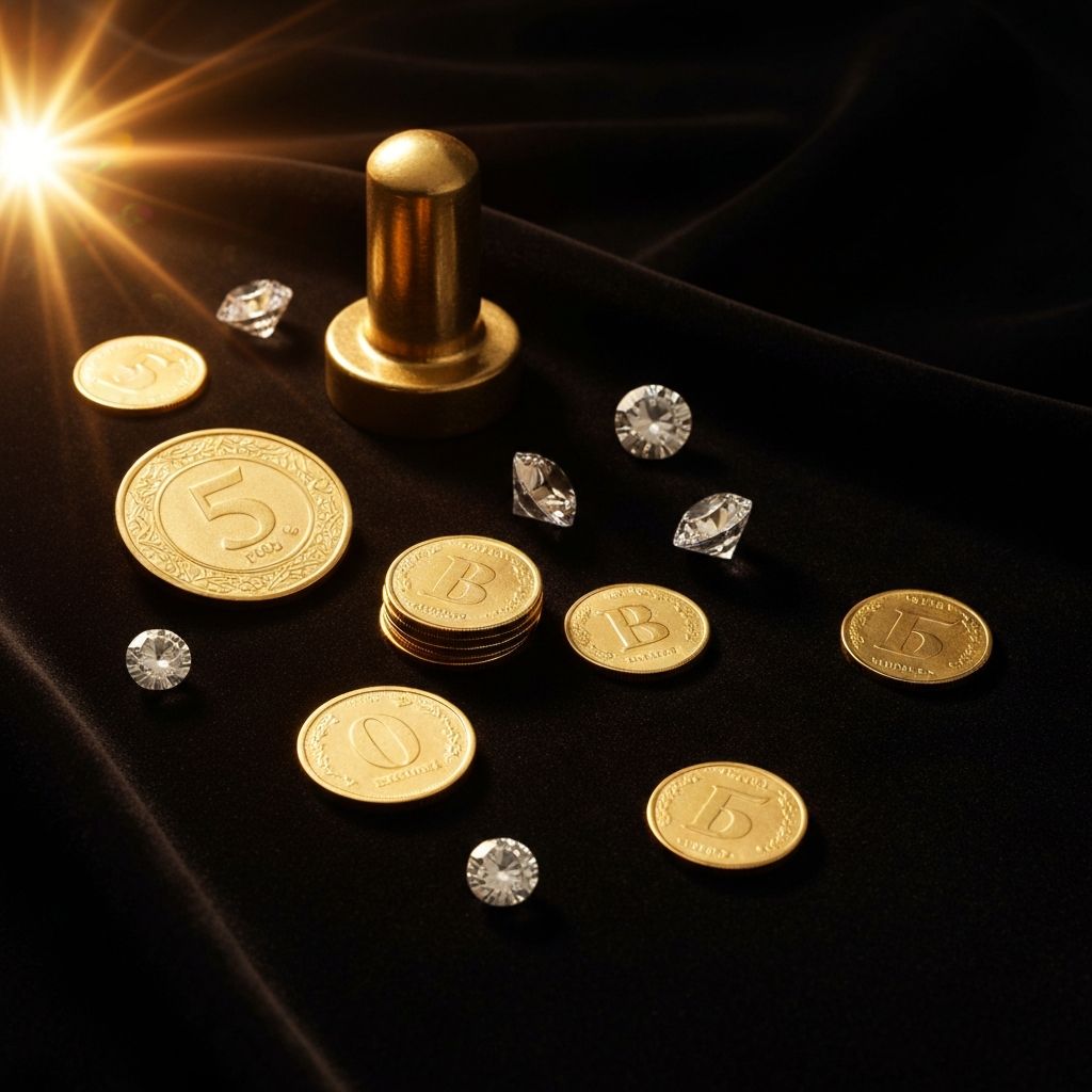 Premium luxury gold and diamond jewelry storage